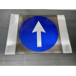 Roll Up Sign & Stand - PVC Waterproof Micro Prisms Tripod Temporary Traffic Signs